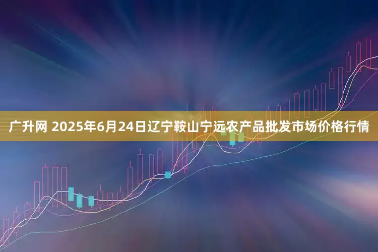 广升网 2025年6月24日辽宁鞍山宁远农产品批发市场价格行情